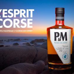 Affiche pour le whisky P&M